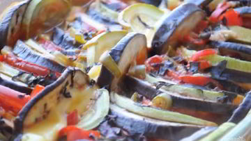 Рецепт Рататуя с сыром в остром соусе