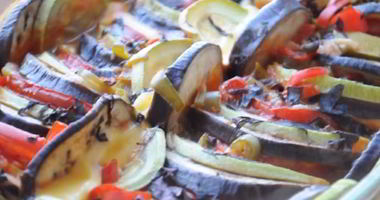 Рецепт Рататуя с сыром в остром соусе