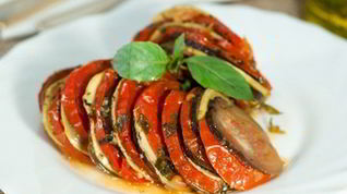 Рецепт Рататуя с тимьяном и розмарином