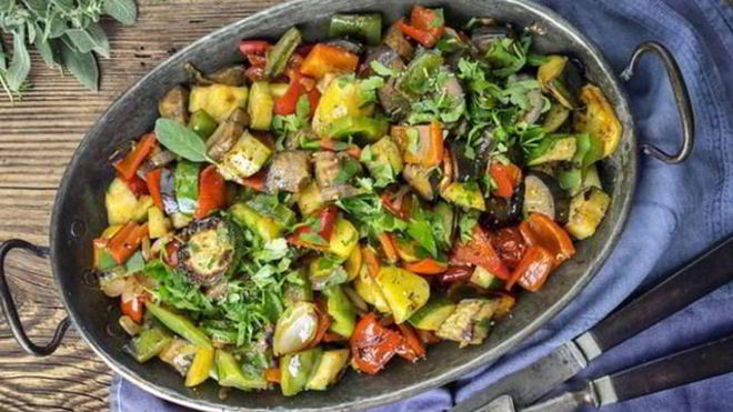 Рецепт рататуя с травами