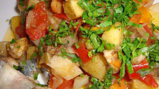 Рецепт Рататуя в микроволновке