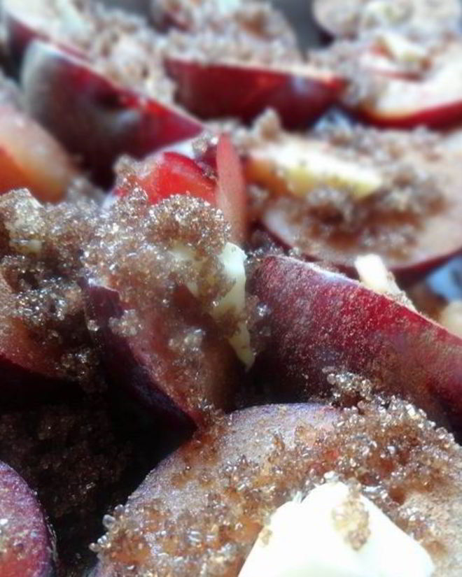 Рецепт сливова-карамельного рататуй