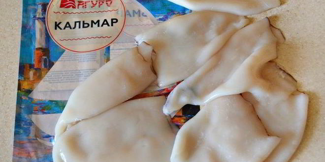 Рецепт рисовой лапши с кальмарами и шиитаке в воке