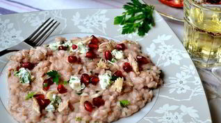 Рецепт Гранатового ризотто