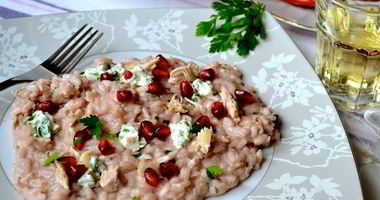 Рецепт Гранатового ризотто