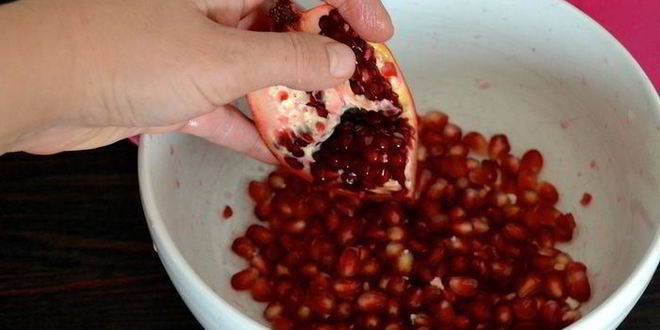 Рецепт гранатового ризотто