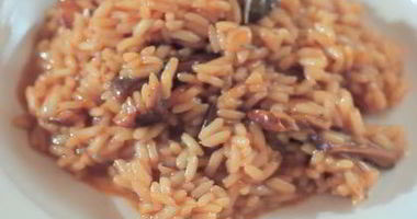 Рецепт Итальянского ризотто с сухими грибами