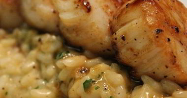 Рецепт Лимонного ризотто с морепродуктами