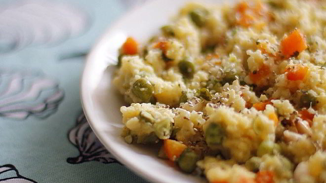 Рецепт пестрого ризотто из пшена