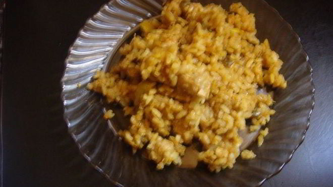 Рецепт ризотто индокитай