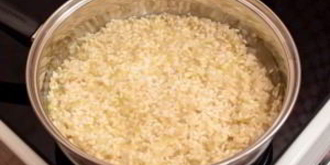 Рецепт ризотто с беконом и болгарским перцем