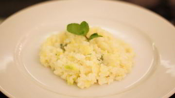 Рецепт Ризотто с фенхелем, цукини и мятой