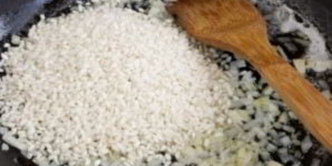 Рецепт ризотто с горошком