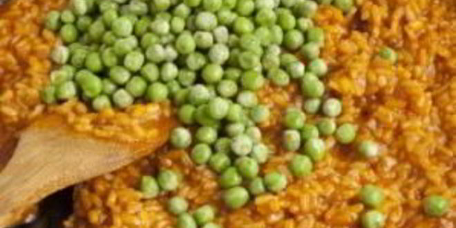 Рецепт ризотто с горошком