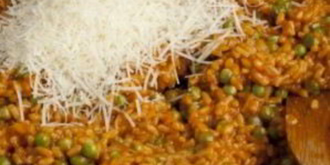 Рецепт ризотто с горошком