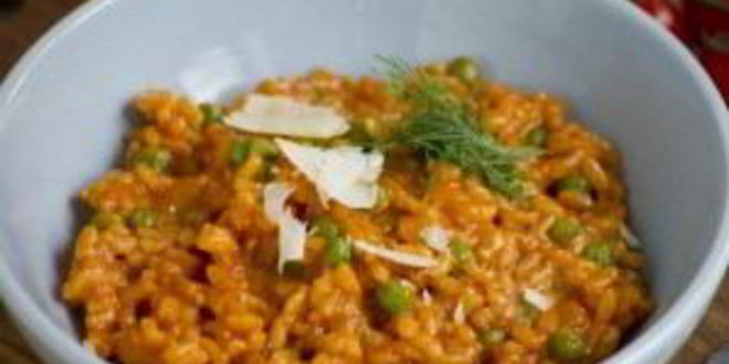 Рецепт ризотто с горошком