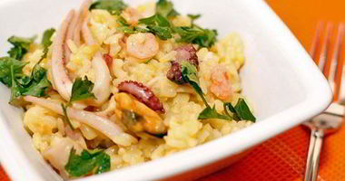 Рецепт Ризотто с коктейлем из морепродуктов