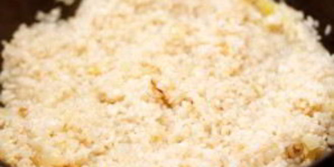 Рецепт ризотто с коктейлем из морепродуктов