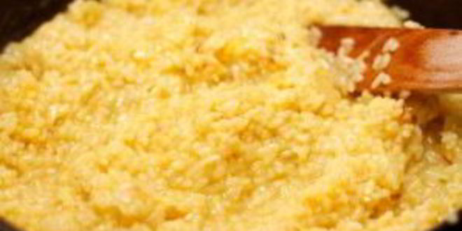 Рецепт ризотто с коктейлем из морепродуктов