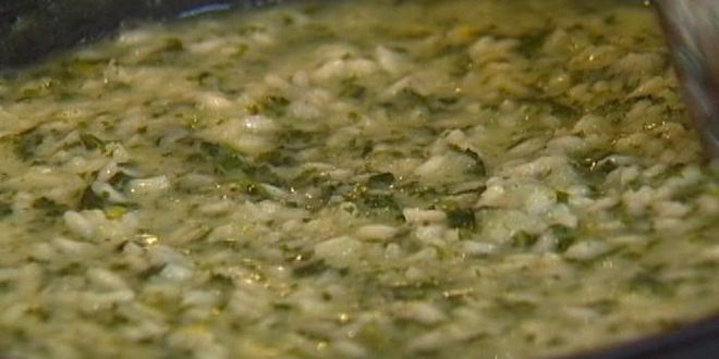 Рецепт ризотто с крапивой