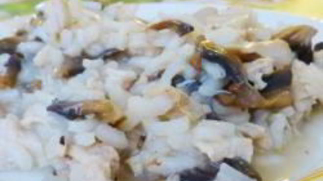 Рецепт ризотто с курицей и грибами