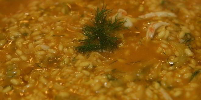 Рецепт Ризотто с лангустинами