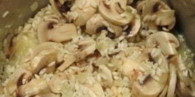 Рецепт ризотто с лососем