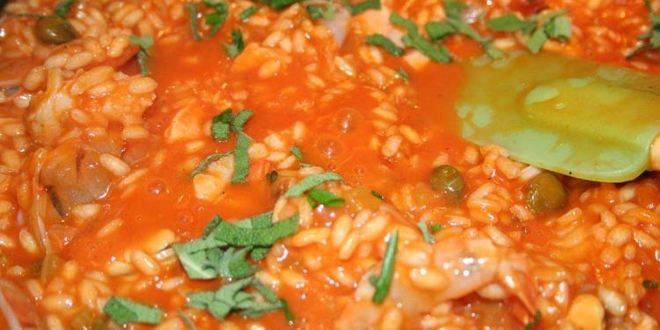 Рецепт Ризотто с морепродуктами