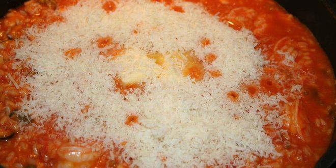 Рецепт ризотто с морепродуктами