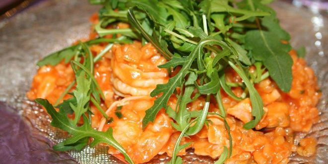 Рецепт ризотто с морепродуктами