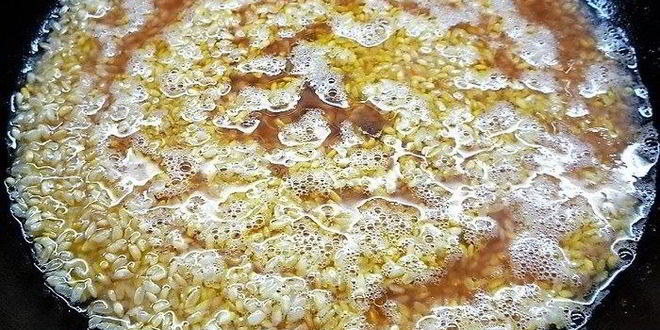 Рецепт ризотто с нектаринами