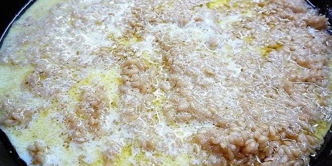 Рецепт ризотто с нектаринами