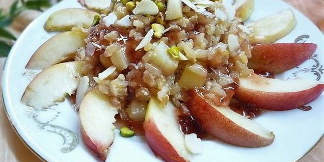 Рецепт ризотто с нектаринами