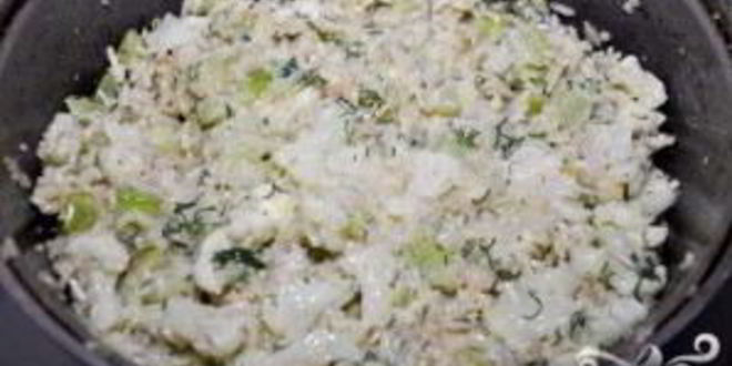 Рецепт ризотто с овощами