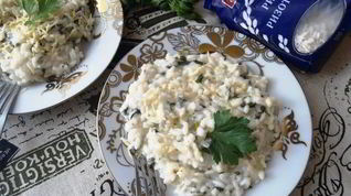 Рецепт Ризотто с петрушкой и фетой