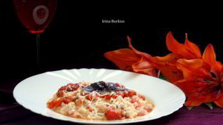 Рецепт Ризотто с помидорами и базиликом