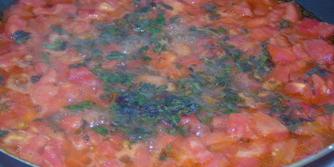 Рецепт ризотто с помидорами и базиликом