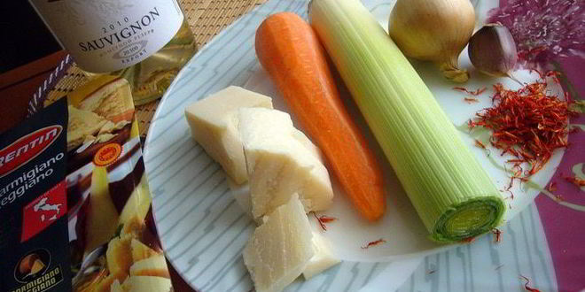 Рецепт ризотто с шампиньонами и овощами