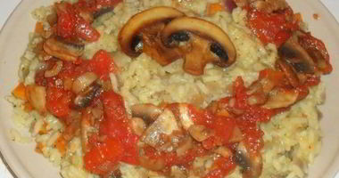 Рецепт Ризотто с шампиньонами и сыром