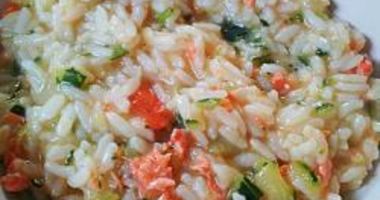 Рецепт Ризотто с цуккини и лососем