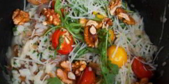 Рецепт ризотто с вешенками