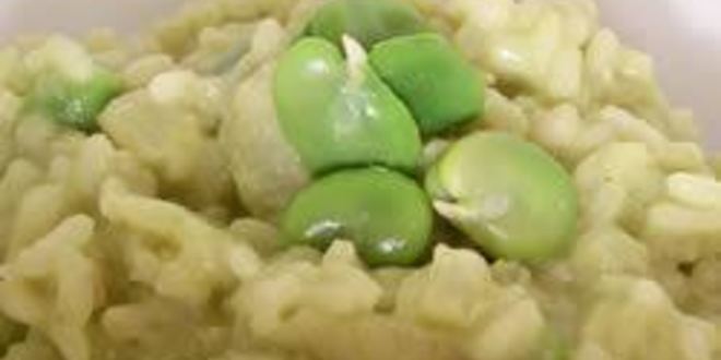 Рецепт Ризотто с зелеными бобами