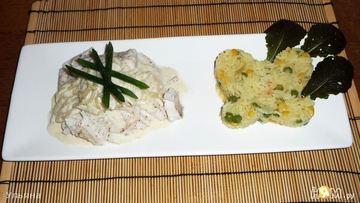 Рецепт Судака по-монастырски с ризотто