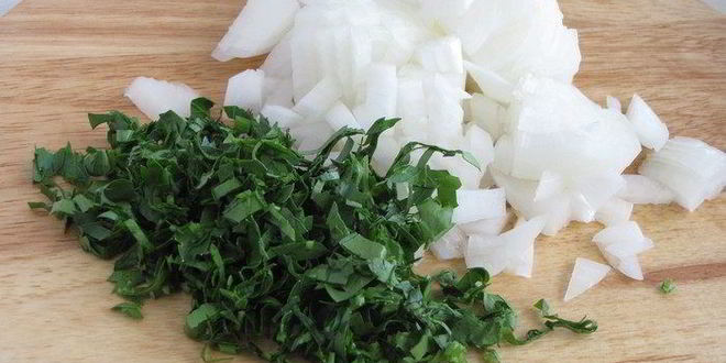 Рецепт яблочного ризотто с копченым лососем