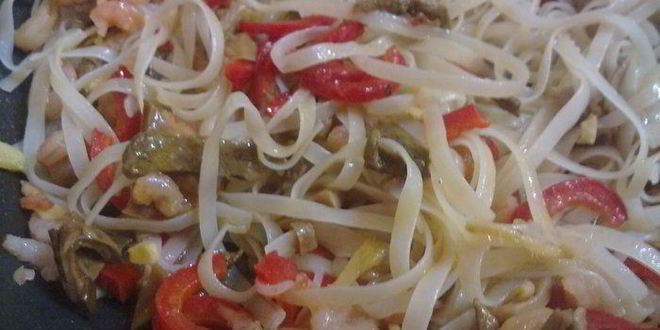 Рецепт фо-ха и креветки