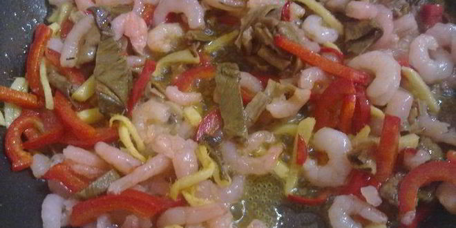 Рецепт фо-ха и креветки