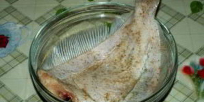 Рецепт камбалы в фольге в духовке