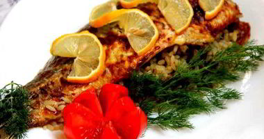 Рецепт Карпа с рисом, запеченный в духовке