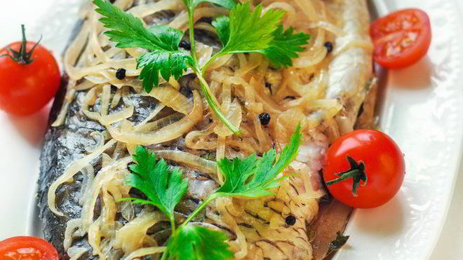 Рецепт карпа, запеченного в фольге