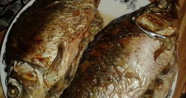 Рецепт Карпа, запеченного в сметане